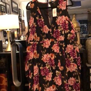 Torrid maxi dress with cold shoulder long sleeves